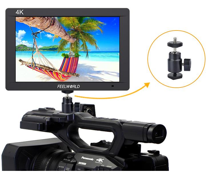 thumbnail image 2 of FEELWORLD T7 7 Inch IPS 4K HDMI Camera Field Monitor Video Assist Full HD 1920x1200 Solid 2 of 11