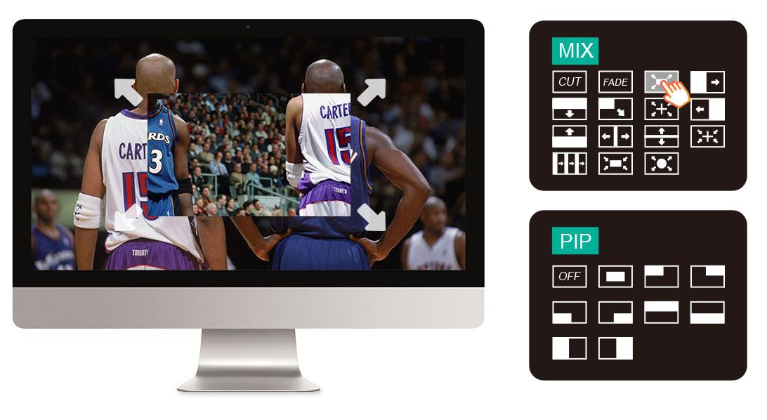 多种特效切换台