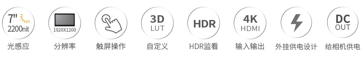 LUT7PRO 监视器 特点