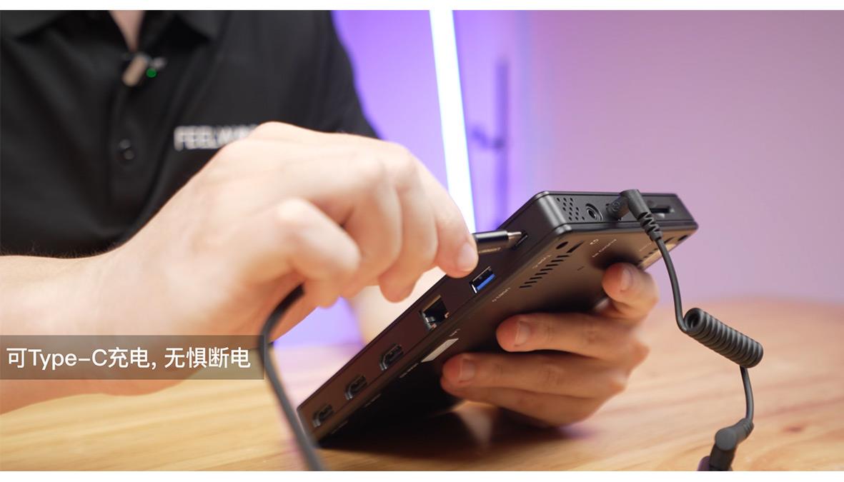 简便冲电直播机