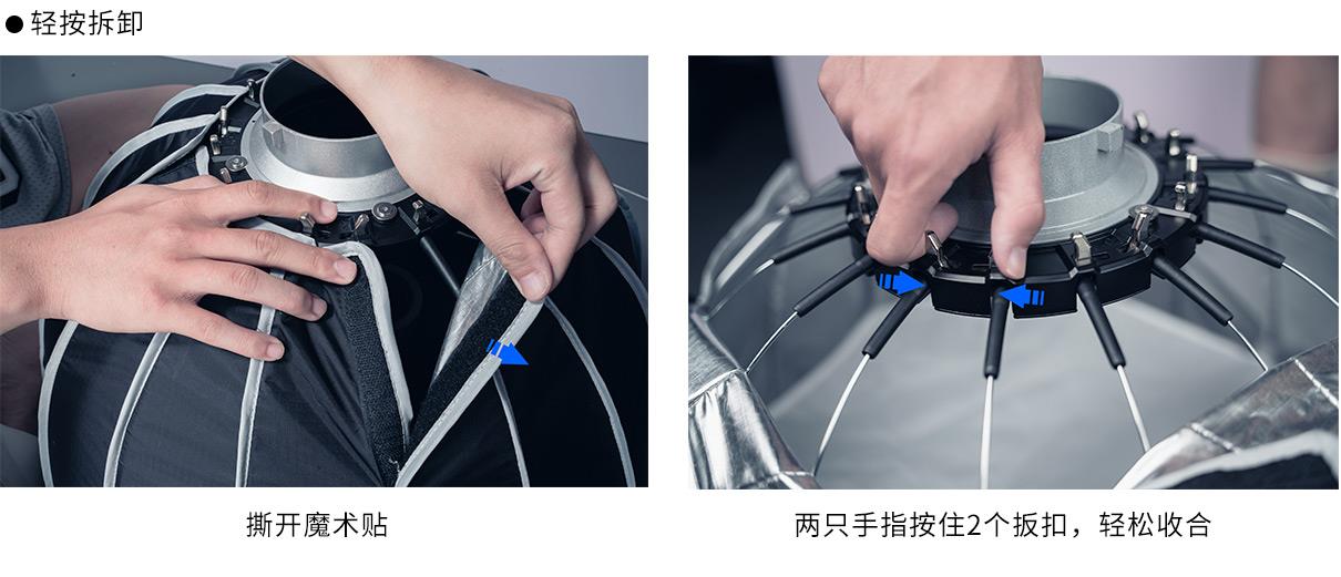 简易拆卸柔光箱