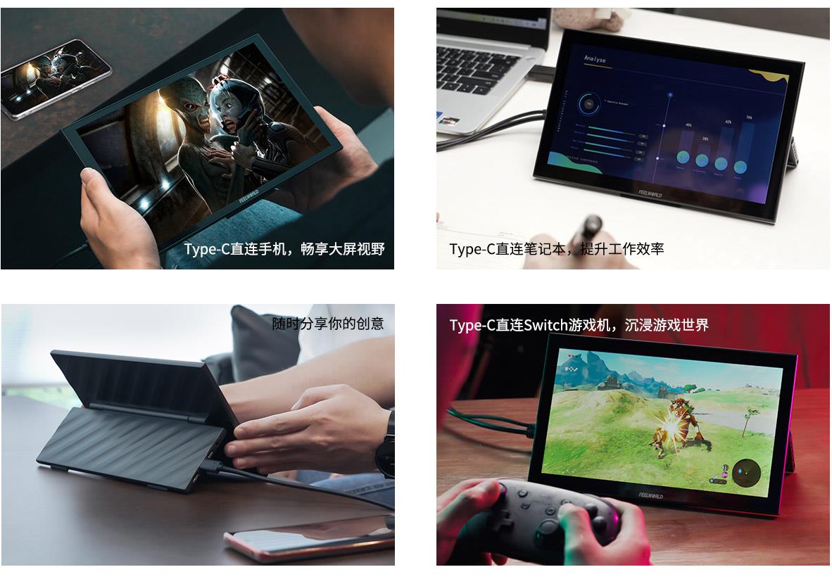 多种应用显示器