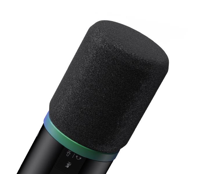 Microphone Gaming FEELWORLD PM1-AS - USB/XLR, Capsule Dynamique, RGB, Pour Streaming, Podcast, PC/PS4/PS5