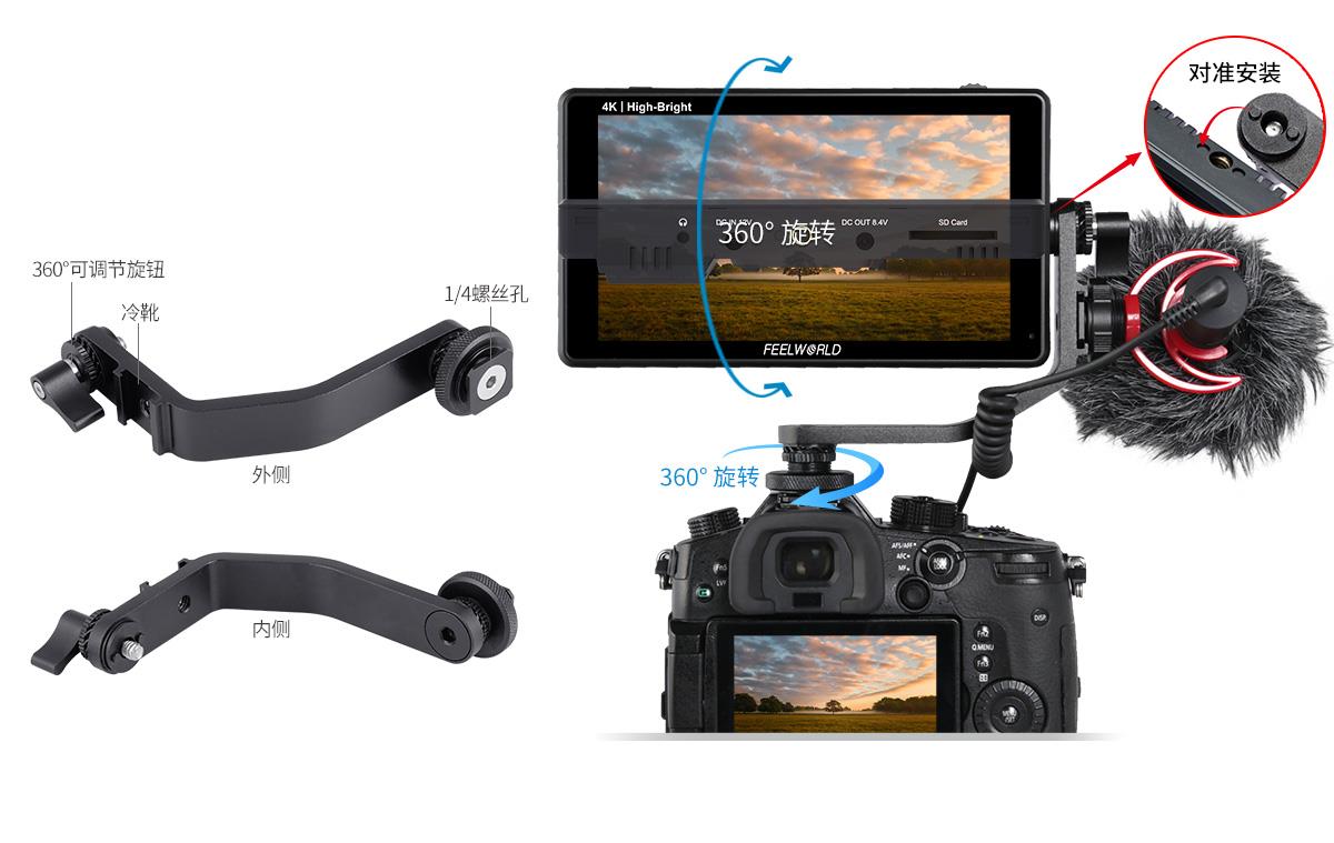 支架安装监视器