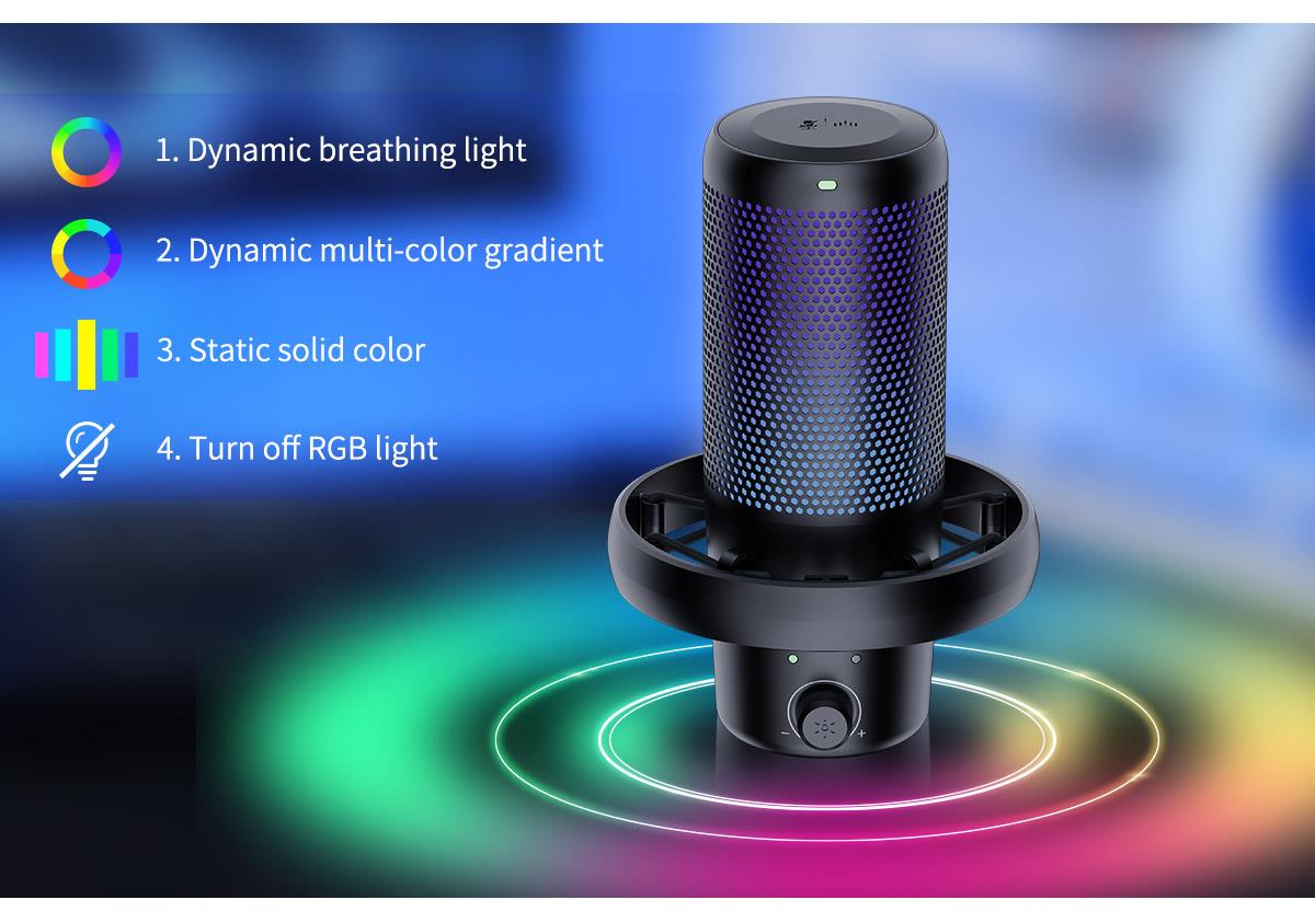 rgb effect mic