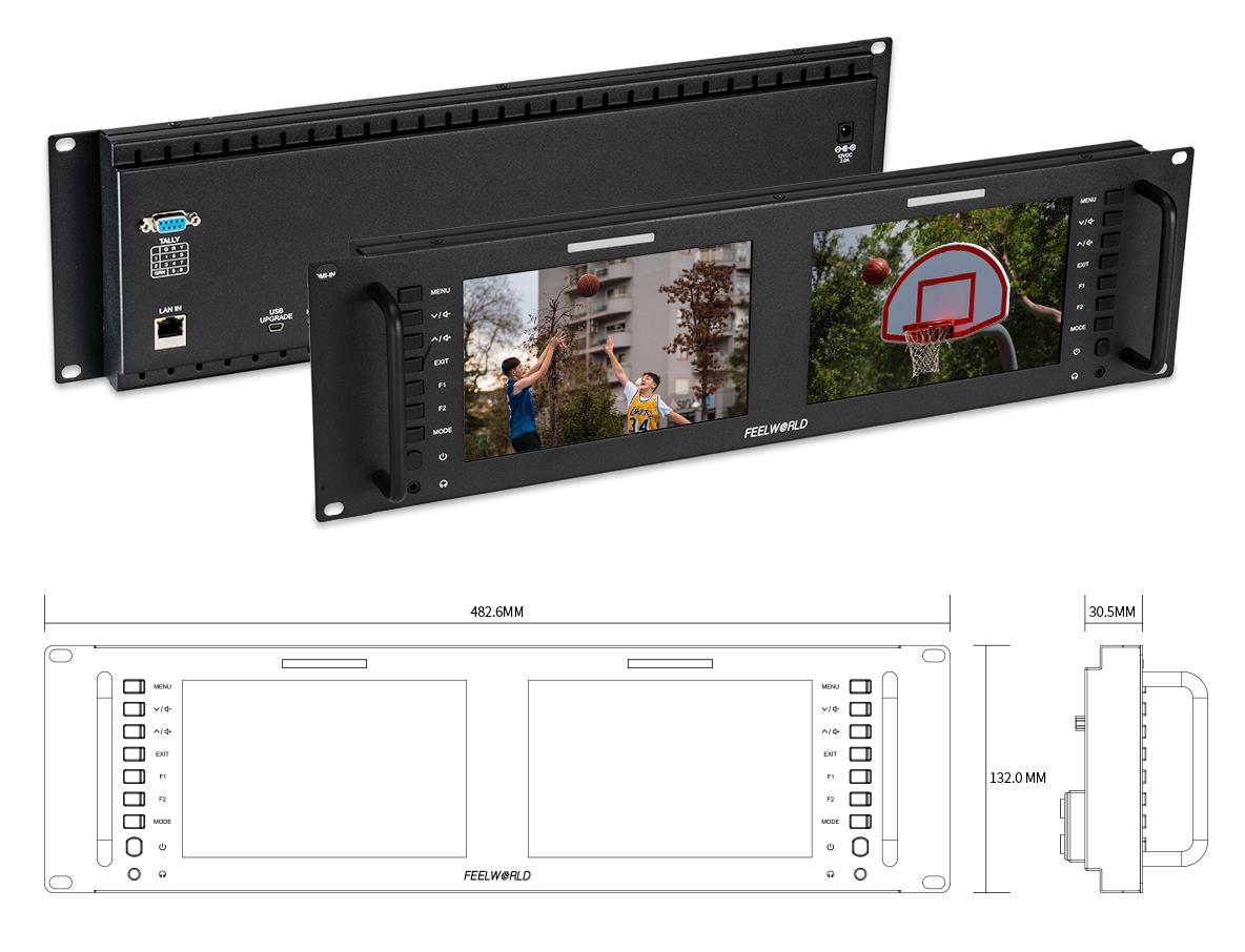 hdmi rackmount monitor
