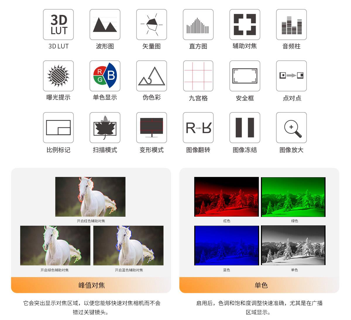 全功能摄影监视器