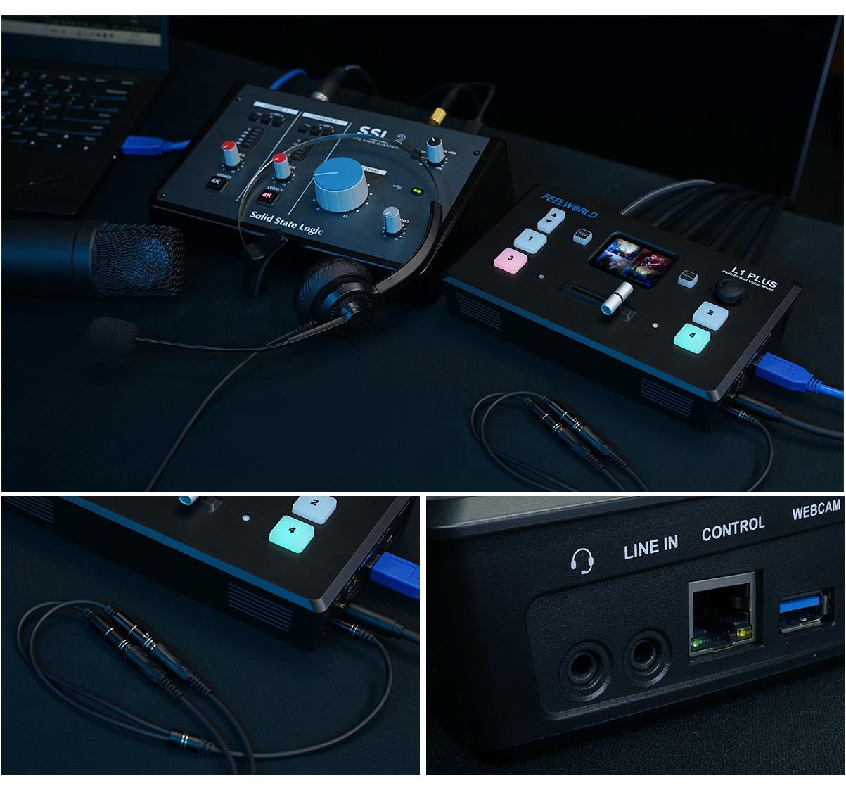 embedded audio mixer