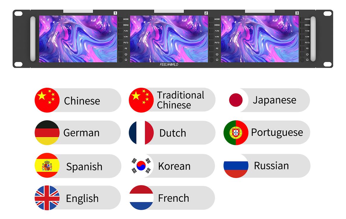 multiple language monitor