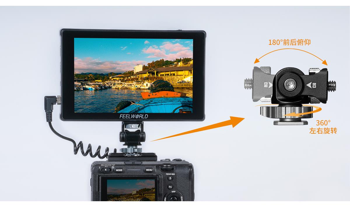 云台安装监视器