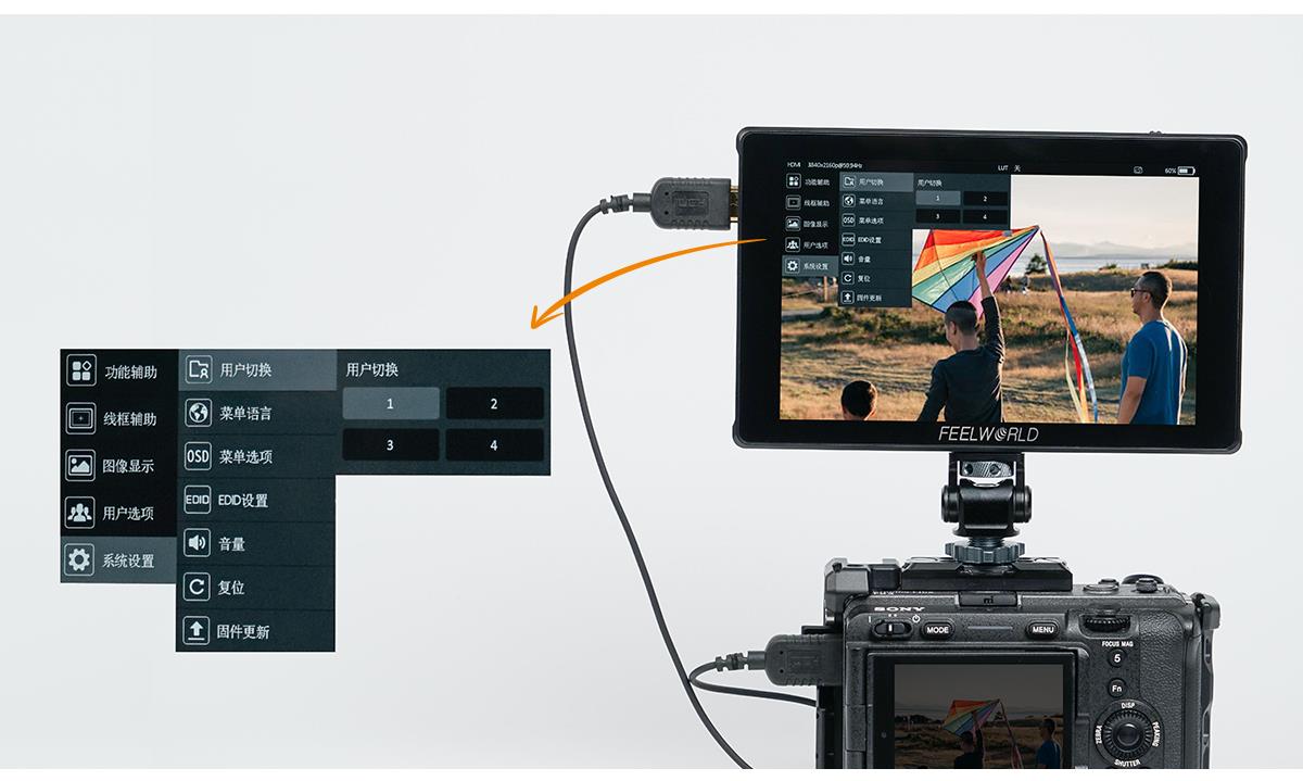 菜单自定义监视器