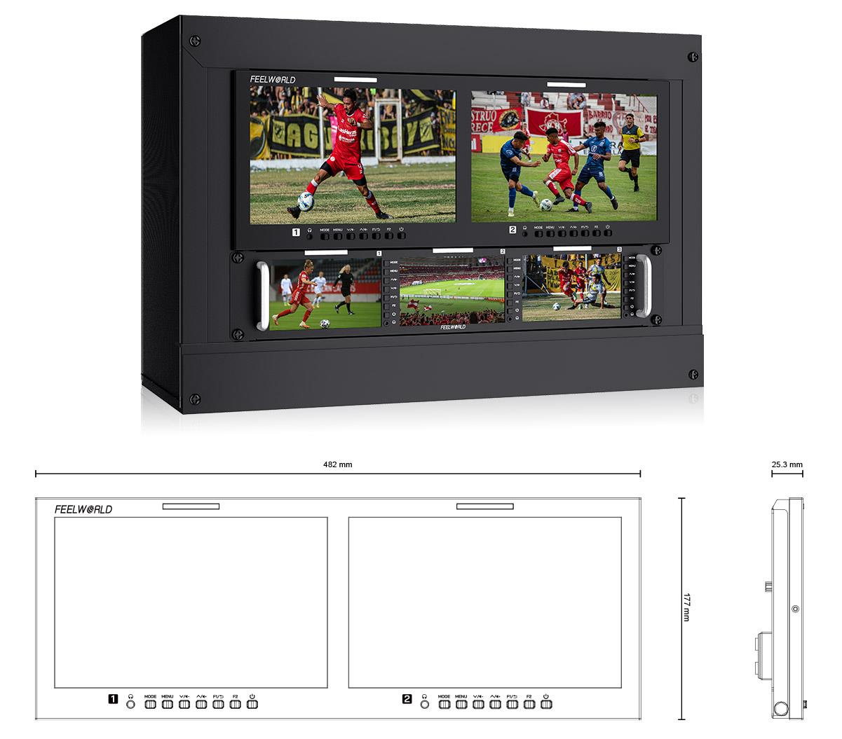 4ru rackmount monitor