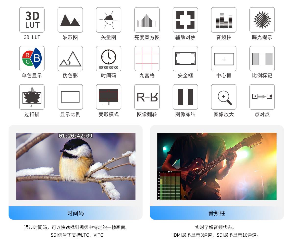 相机辅助功能监视器