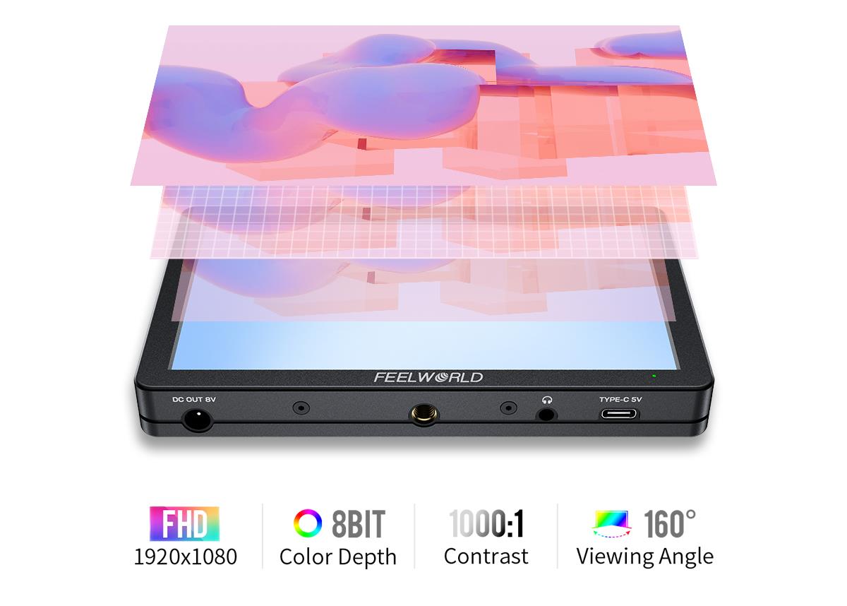 high contrast monitor