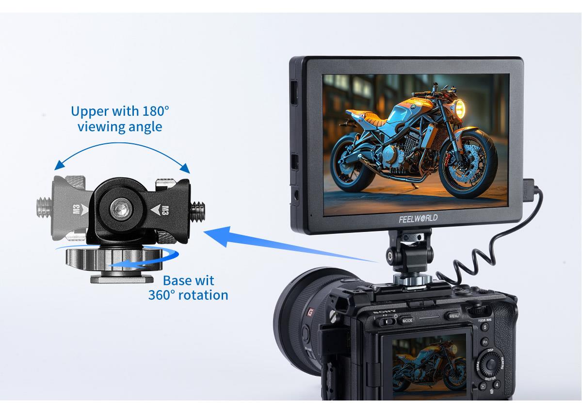 hot shoe mount monitor