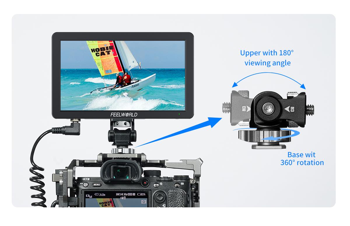 hot shoe mount monitor