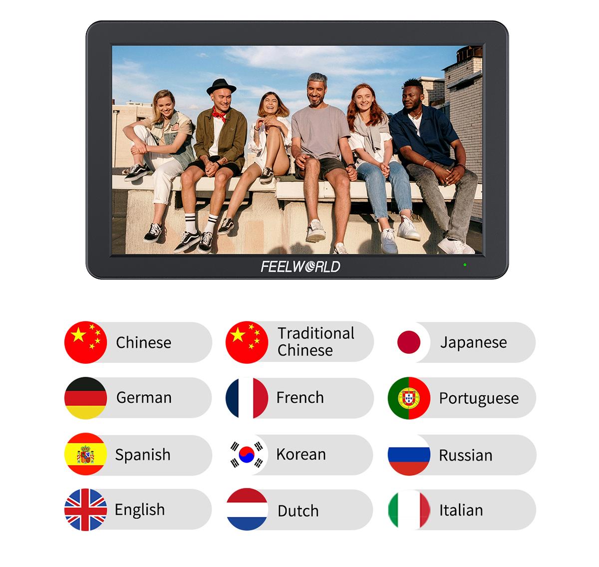 multiple language monitor