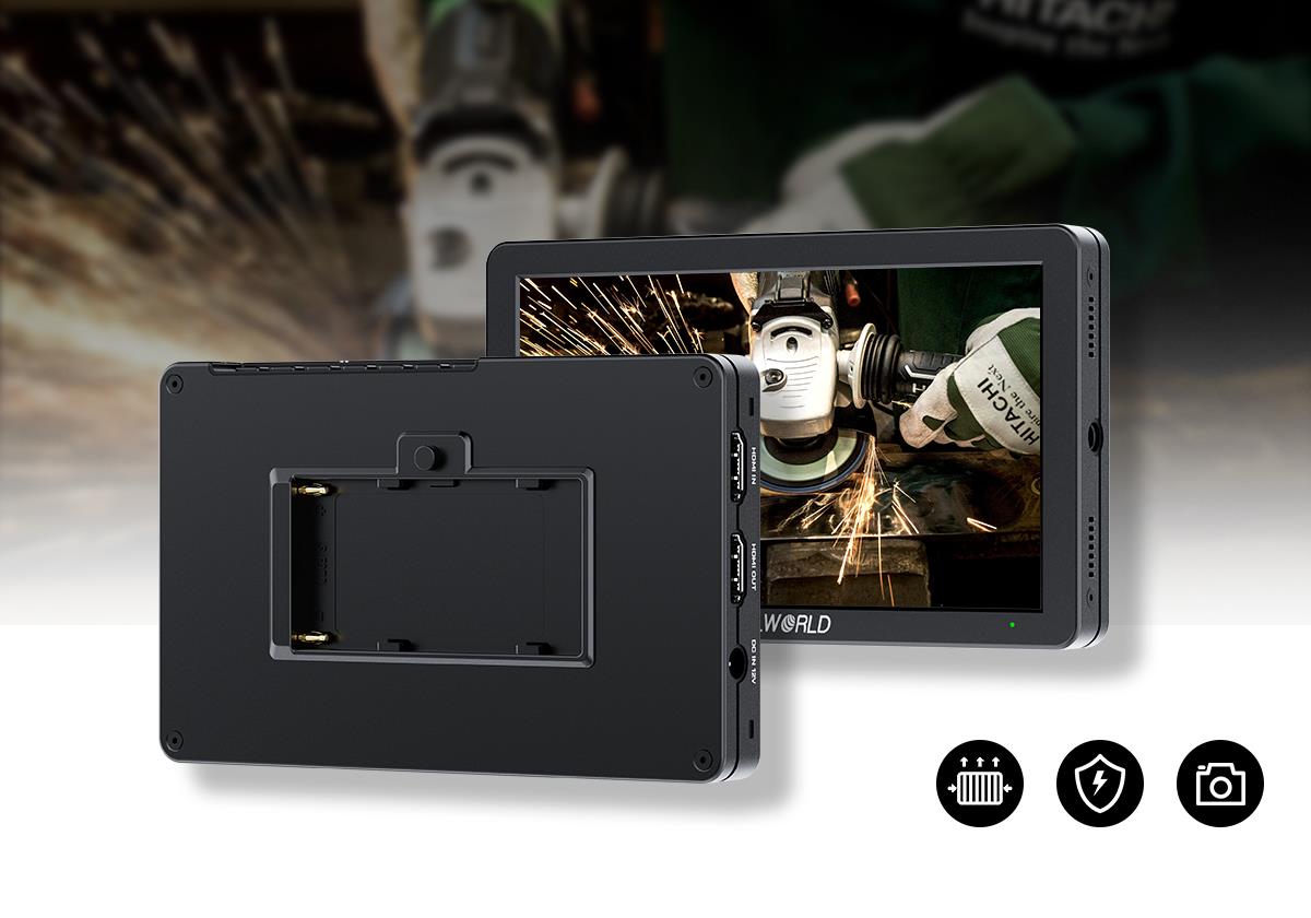 ugged aluminium monitor