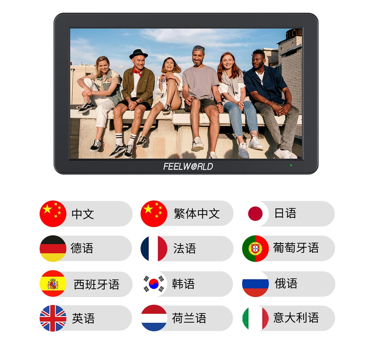 多种语言监视器