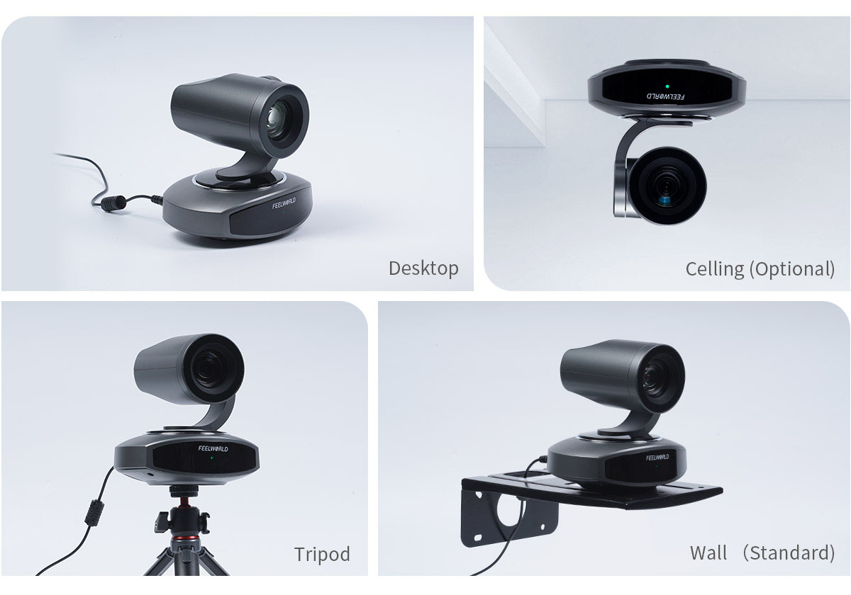 multiple mounting camera