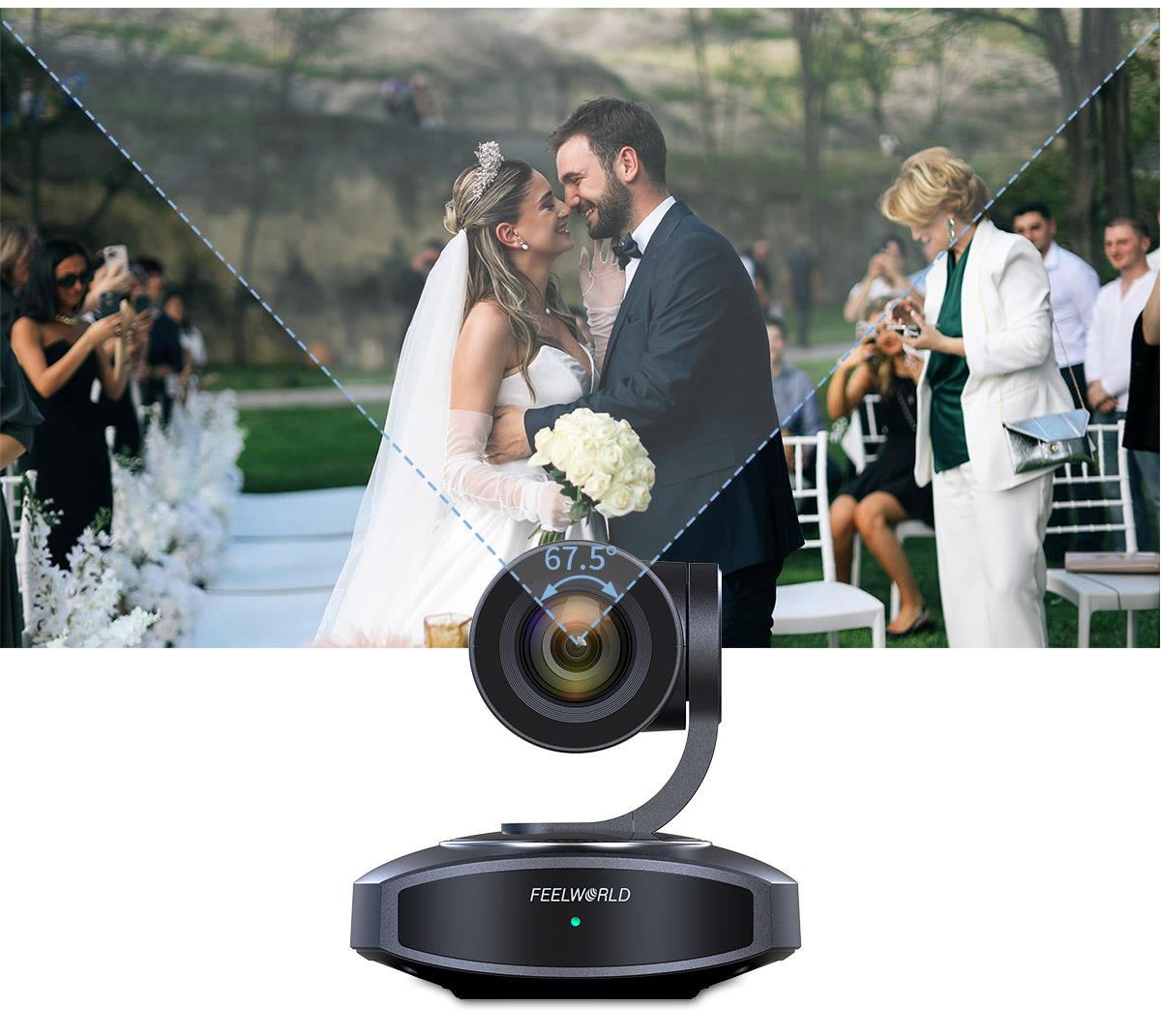 wide viewing ptz camera