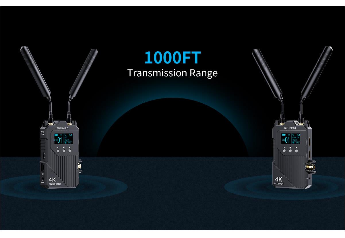 1000ft long range transmission