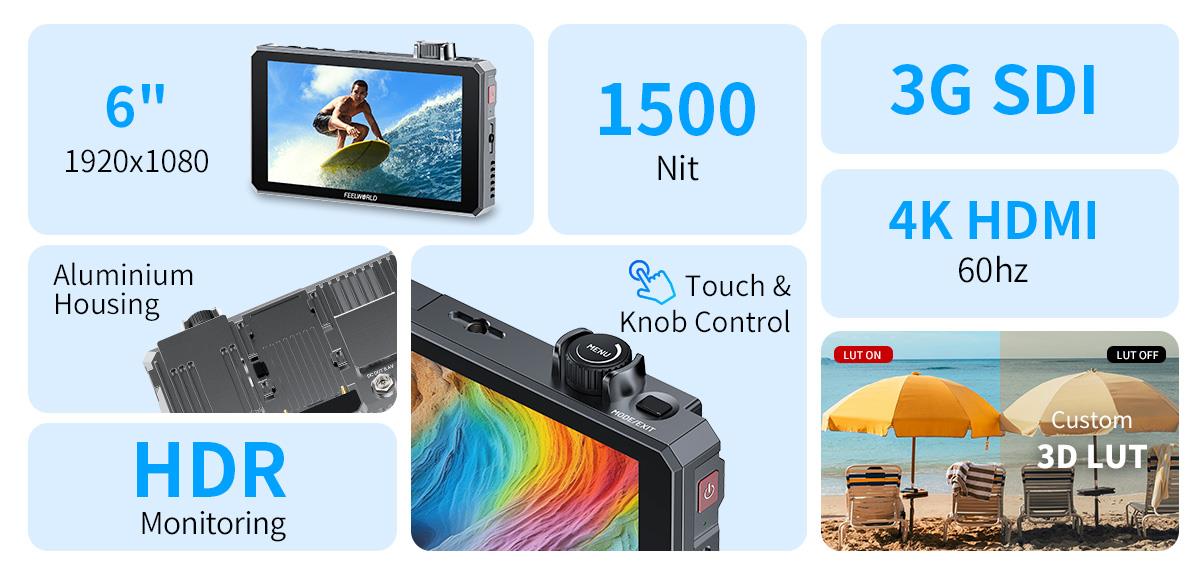 high bright field monitor